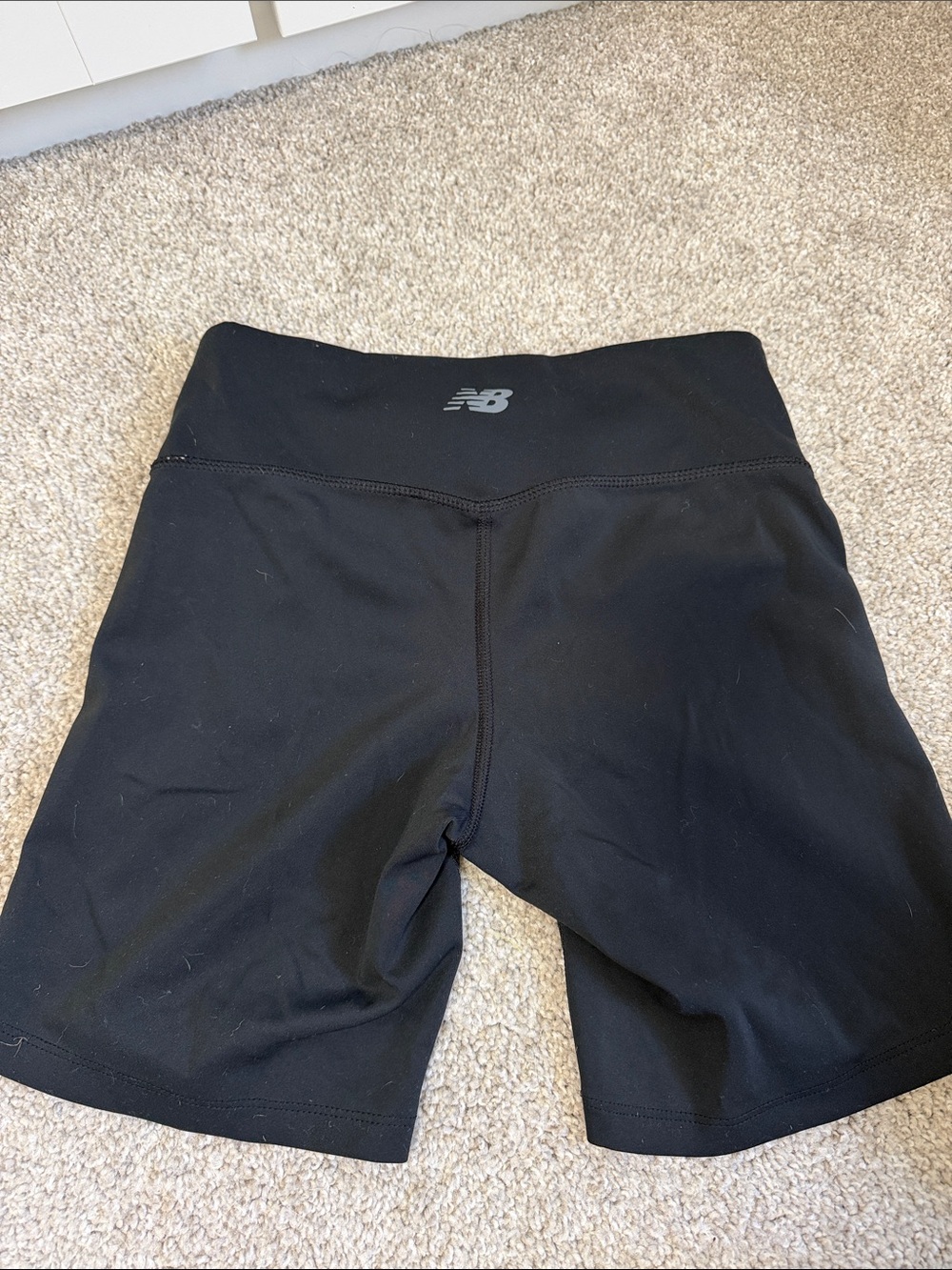 New Balance Black High-Rise Bike Shorts